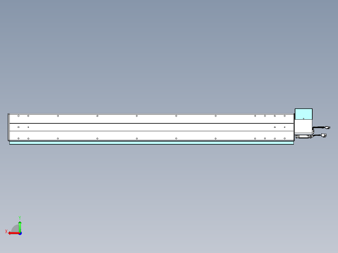 威洛博VBC同步带传动一无尘环境VBC14-L45-S1150-BRU-ZP75-C3后视图