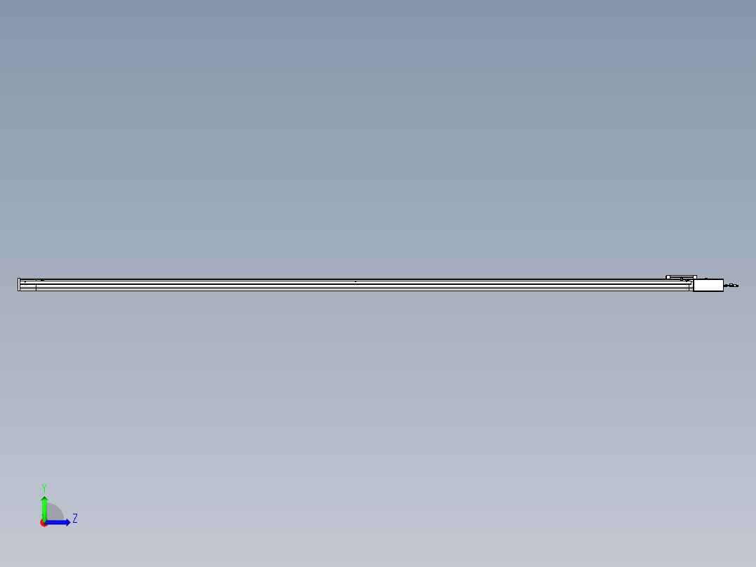 威洛博LB.GB同步带传动--欧规系列LB6A-L65-S3400-BR左视图