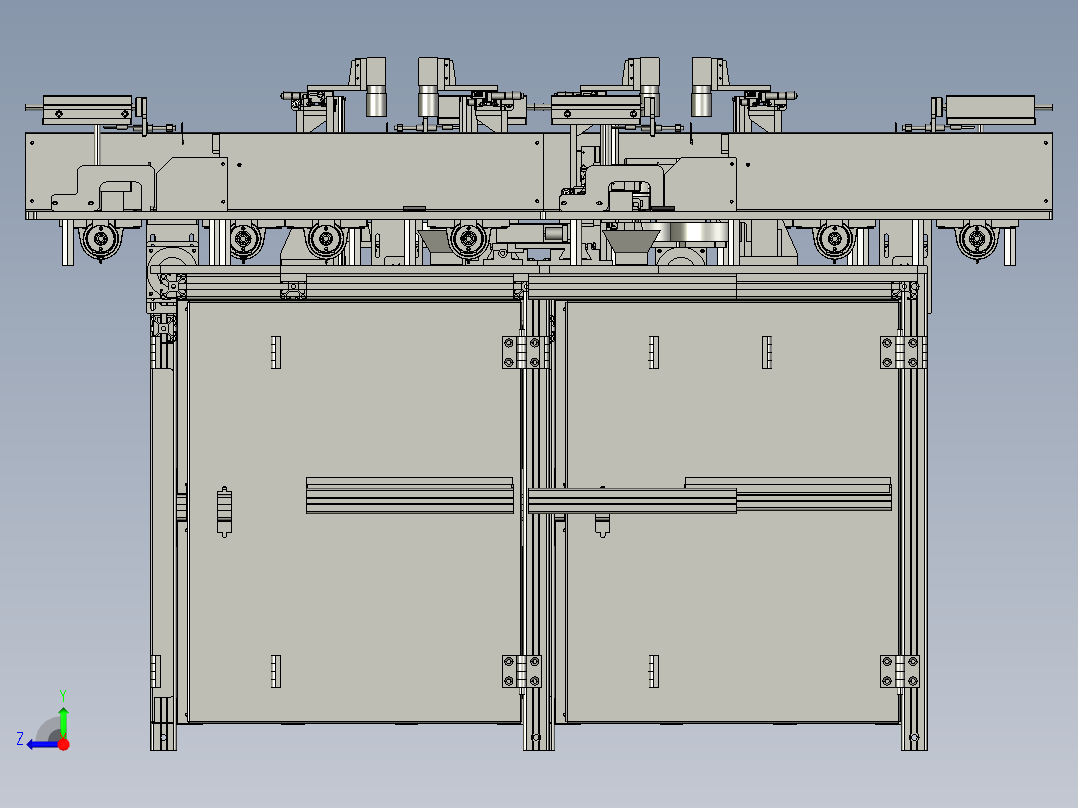 自动喷印设备右视图