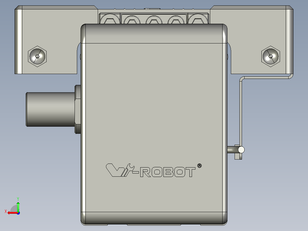 威洛博直线电机模组EB6-L140-S950-光轴后视图