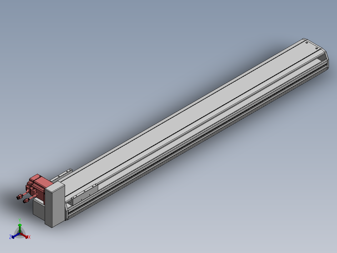 精密模组MT170-L125-1300-RU-M75-C4正等轴测图
