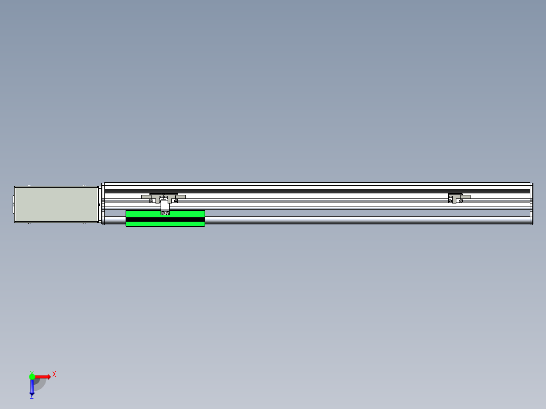 同步带滑台-半封闭B13H-L45-S500-R-P40-D3俯视图