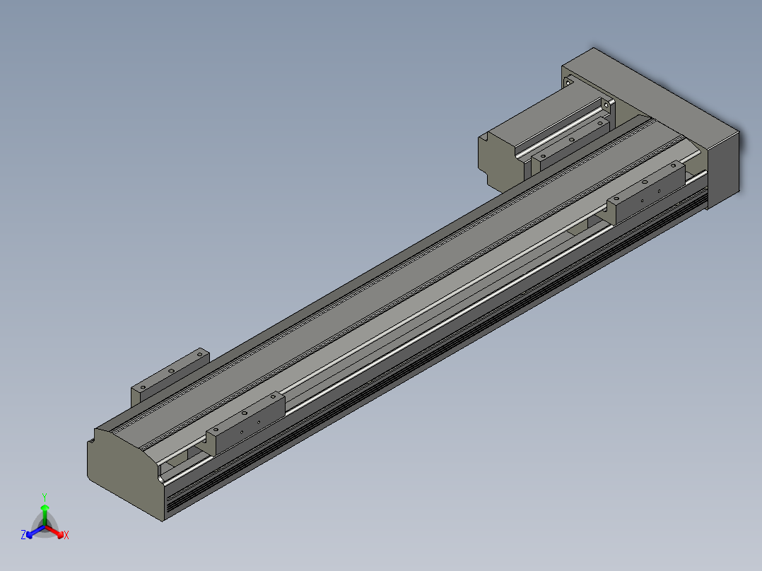 直线模组LHAT10-CA-S500-L-C3设计图纸