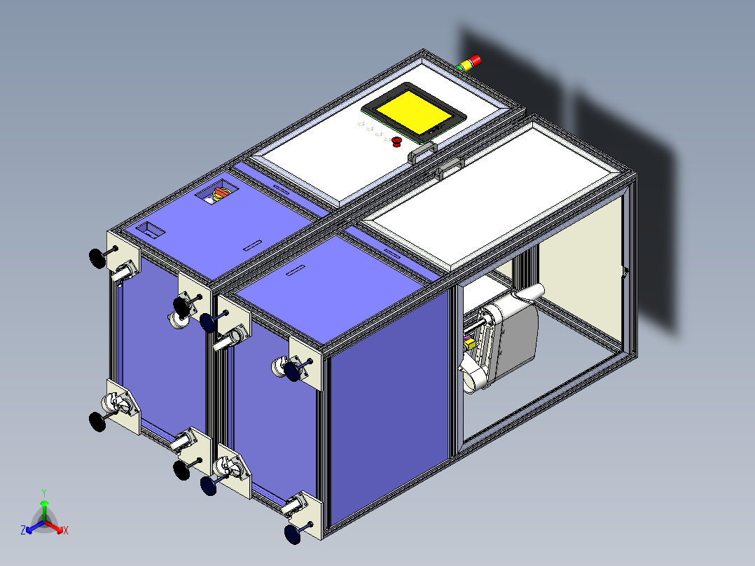 药瓶侧身扫码抓取称重设备X_T