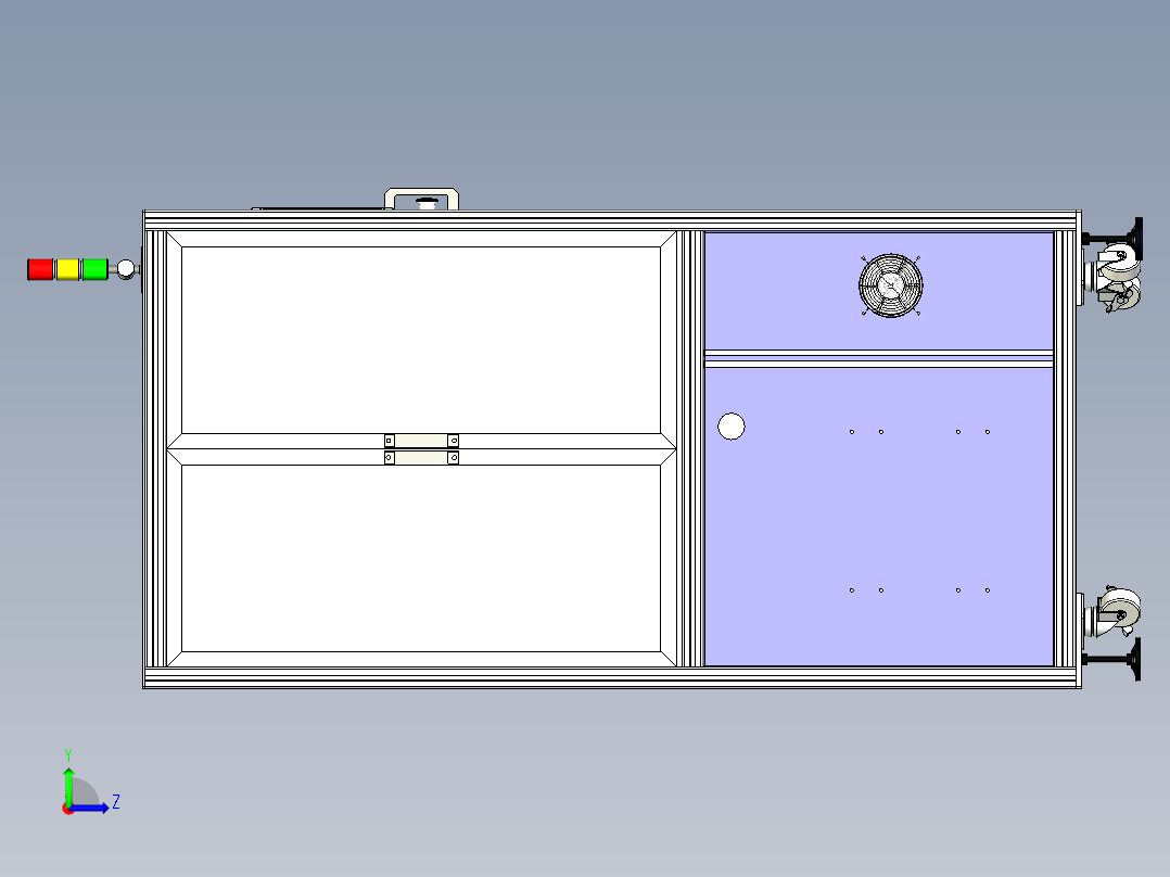 药瓶侧身扫码抓取称重设备X_T左视图