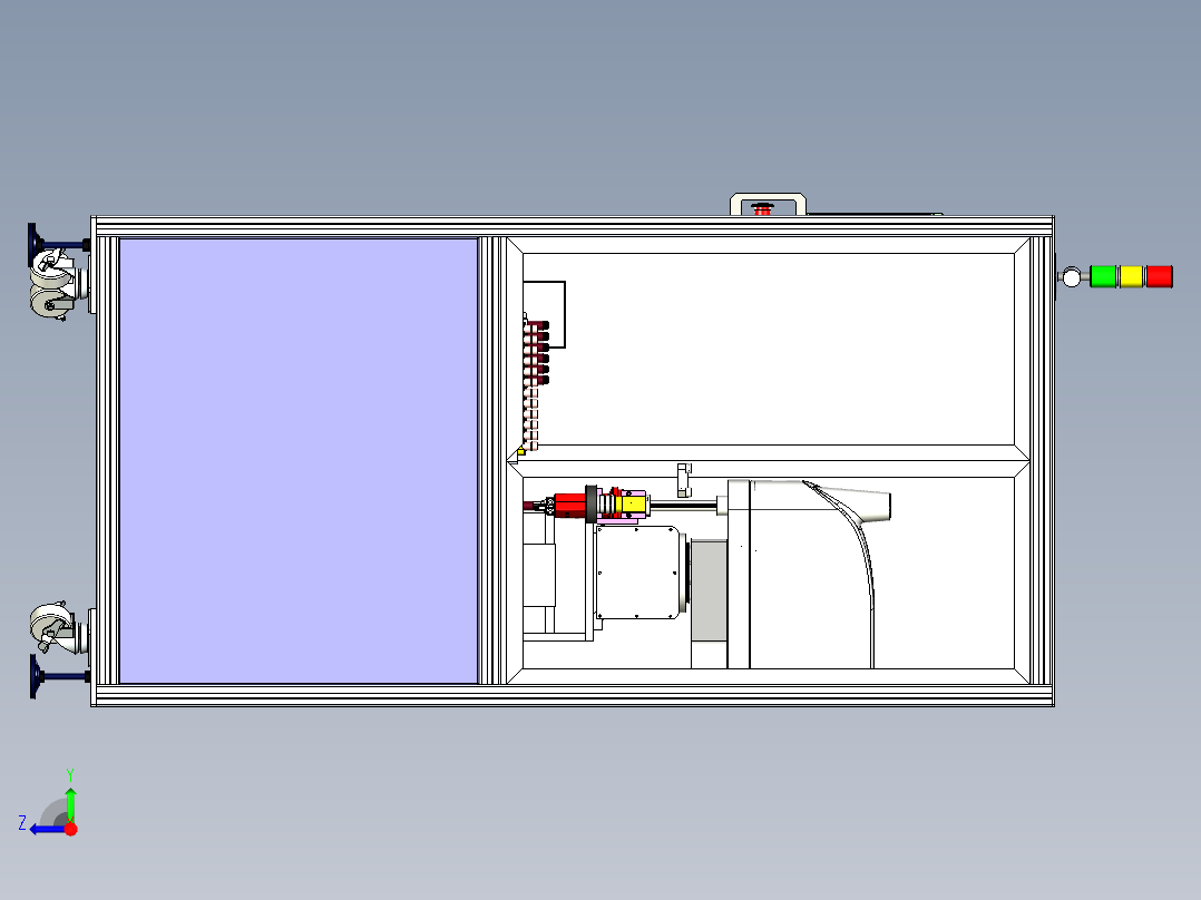 药瓶侧身扫码抓取称重设备X_T右视图