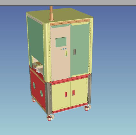 自动压合机3D模型