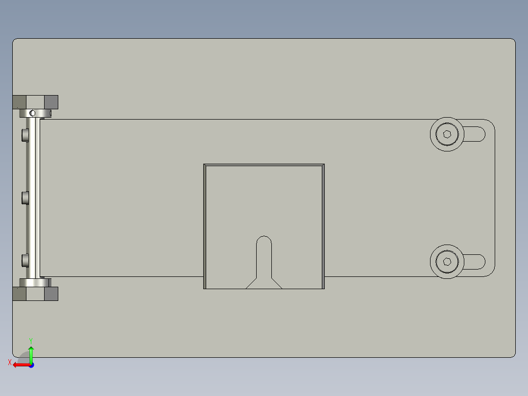 3d打印平台后视图