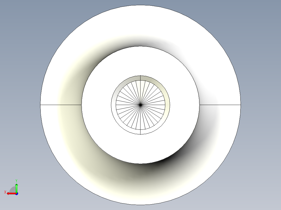 手輪把手2454(A)-3D多系列多零件图纸模型后视图