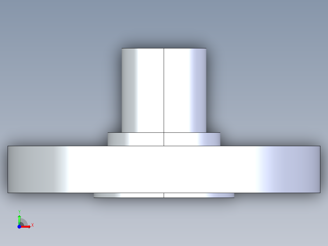 CPVC管件28-Sch80_Flange Vanstone_SPIG_9856-007_0.75in前视图