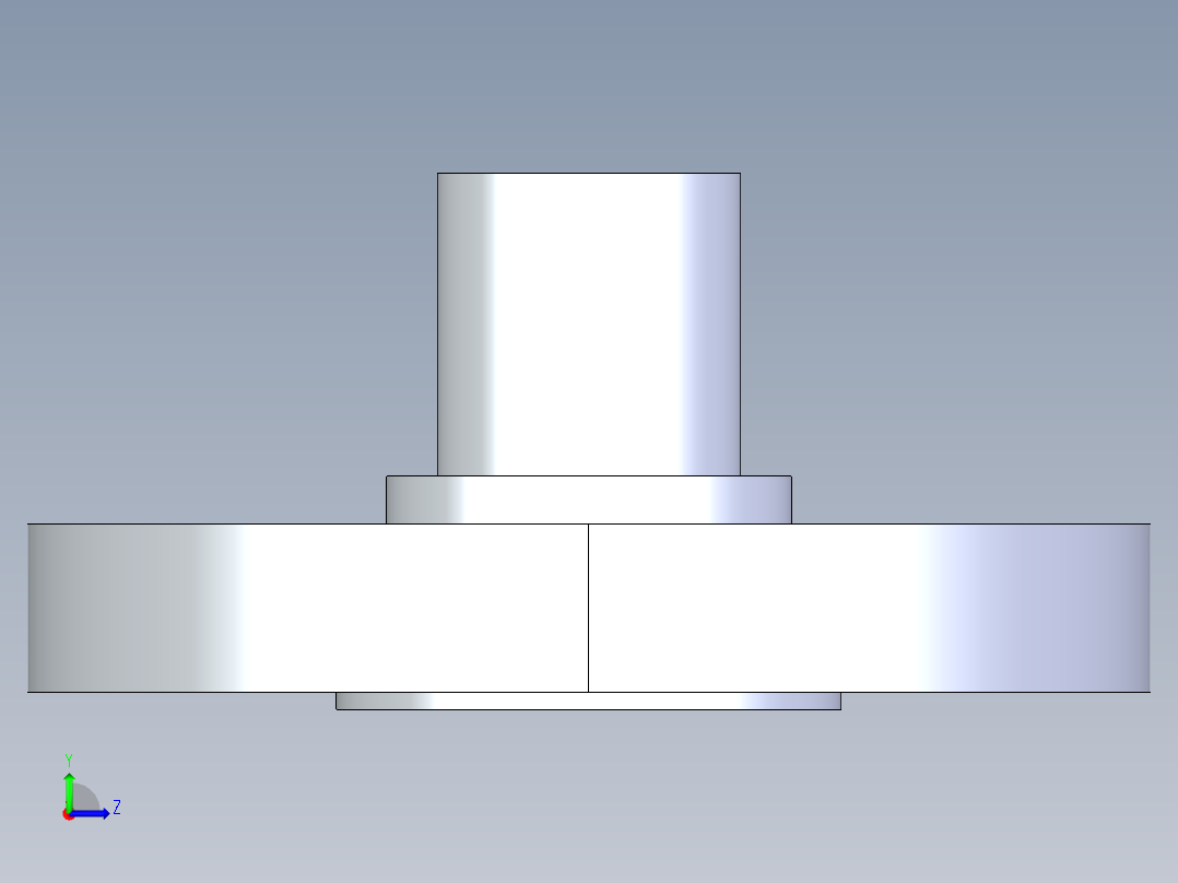CPVC管件28-Sch80_Flange Vanstone_SPIG_9856-007_0.75in左视图
