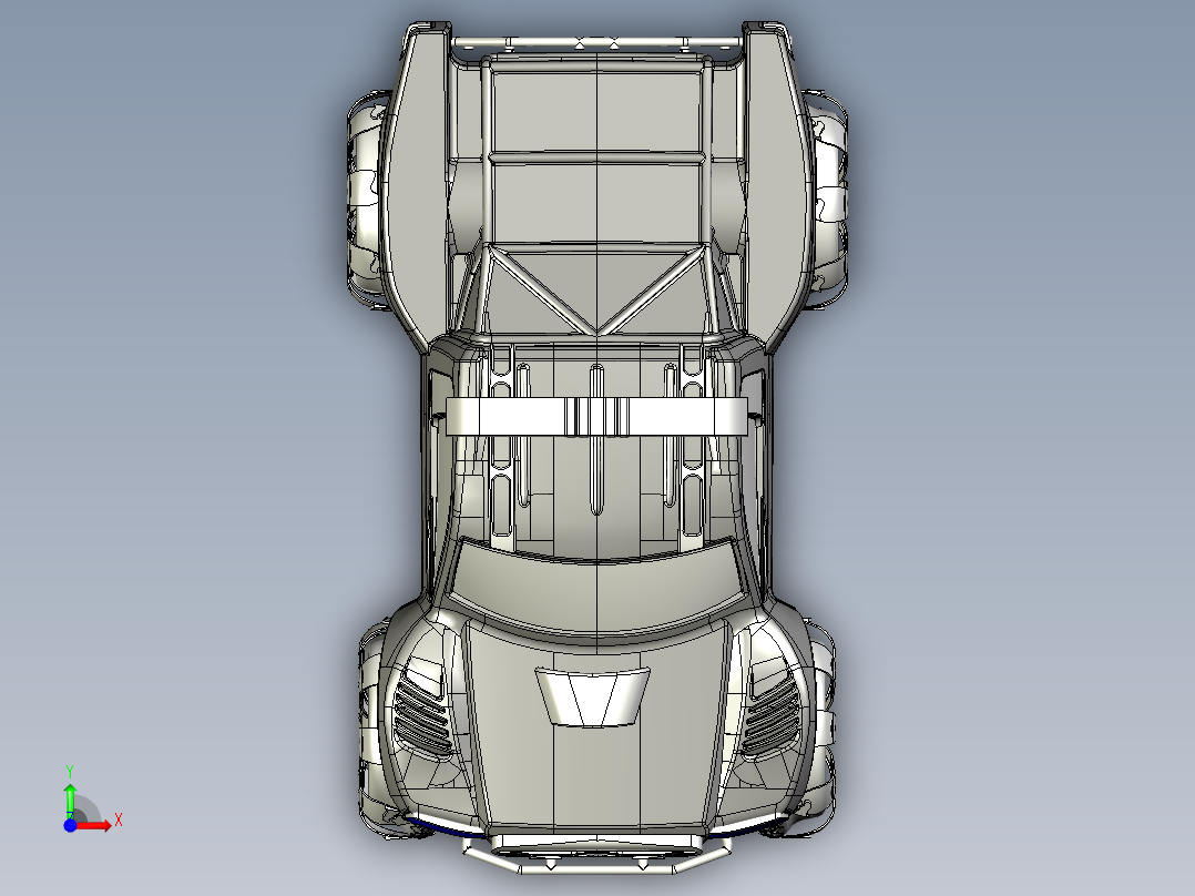 玩具车 Lagoa_truck_II STP前视图
