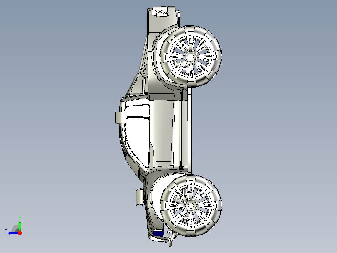 玩具车 Lagoa_truck_II STP右视图