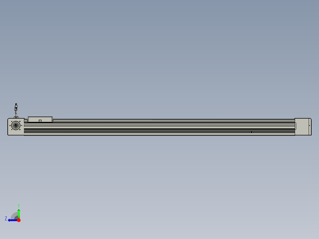 威洛博直线电机模组EB8-L200-S1450-R-P75-MS3右视图