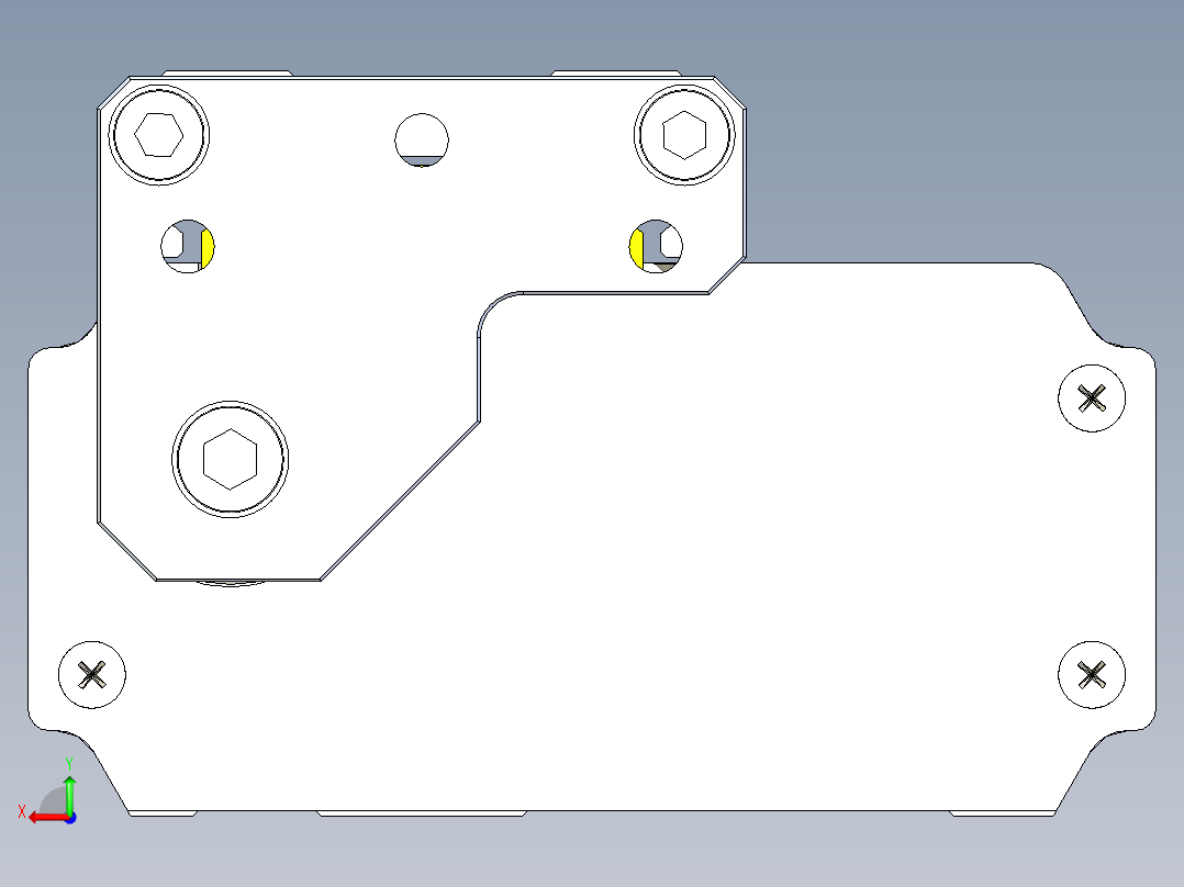 威洛博小滑台-LES25-L8-S150-BR后视图