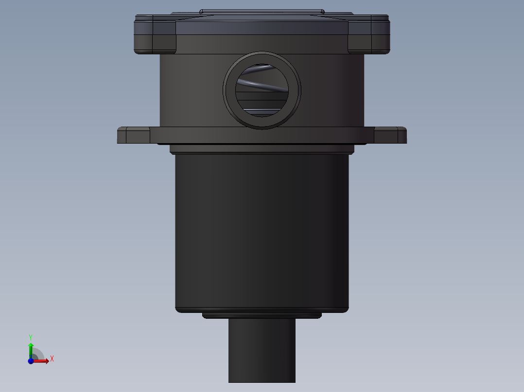 全套液压元件前视图