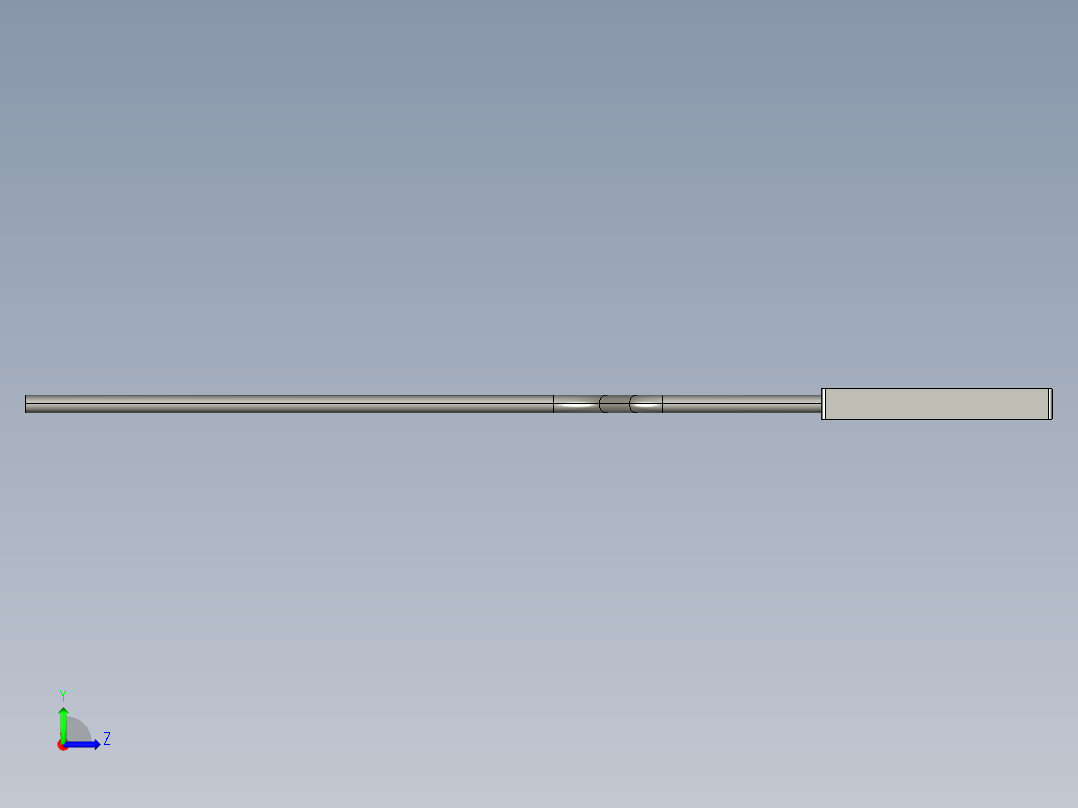 基恩士FU-38R_kc图纸模型左视图