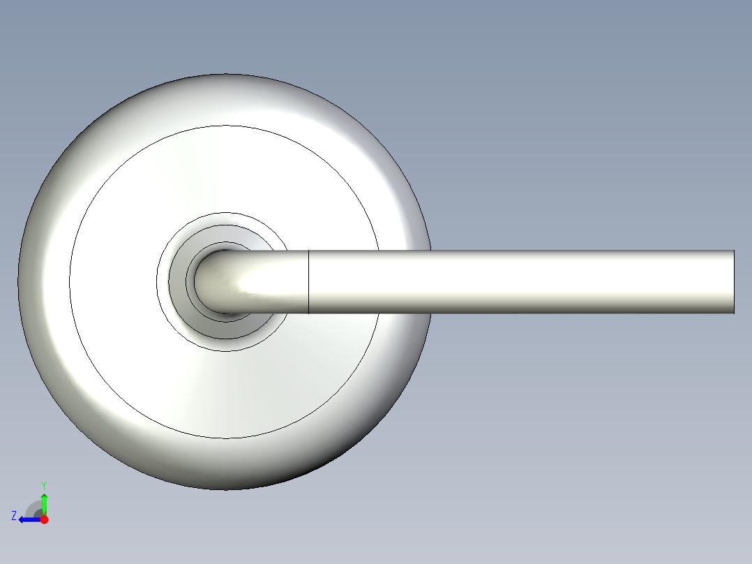 无源元件封装-RES-0.5W-H-MO右视图