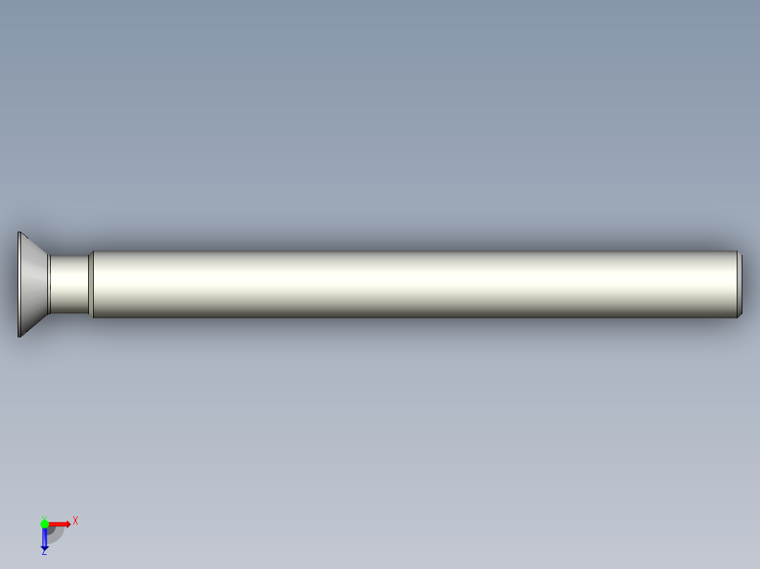 沉头螺钉-Screw_-M27-L288_260-42-4x4-40_-Countersunk_head.stp俯视图