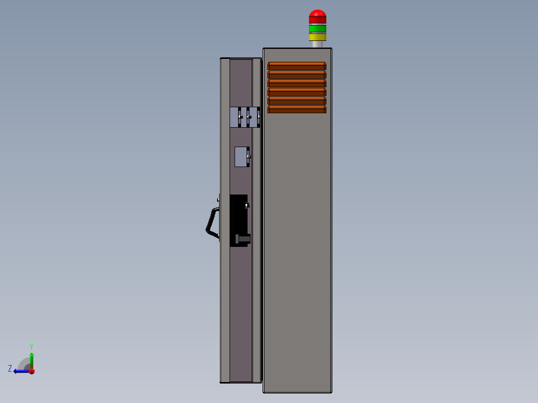 控制柜总成(1)右视图