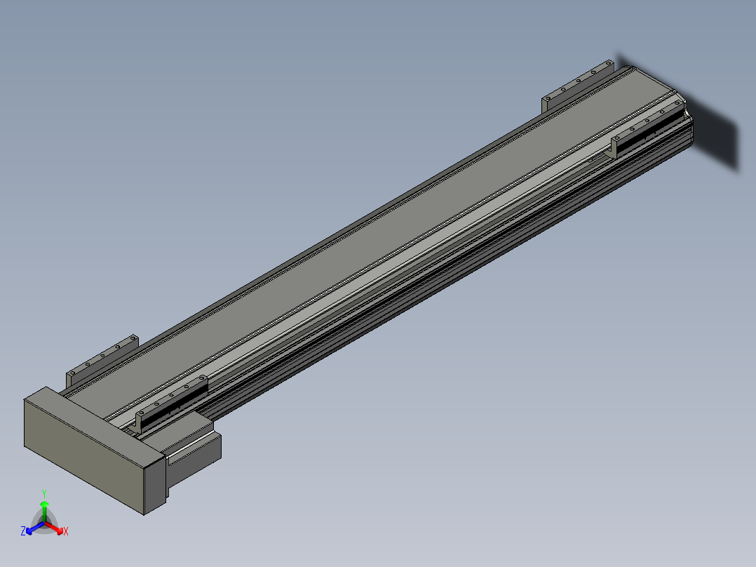 直线模组LHA170-S1050-L设计图纸