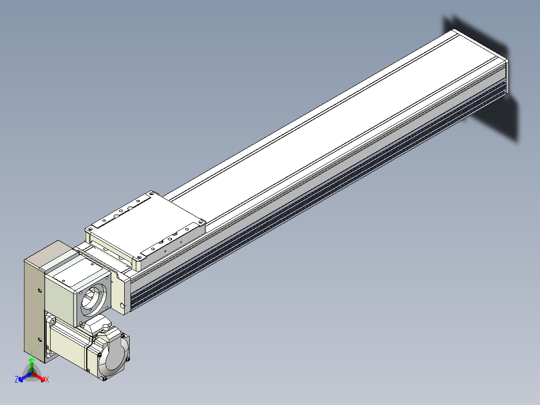 同步带全封闭直线模组TPA-HCB-105D-90-L500-LP-Y-P20-N3