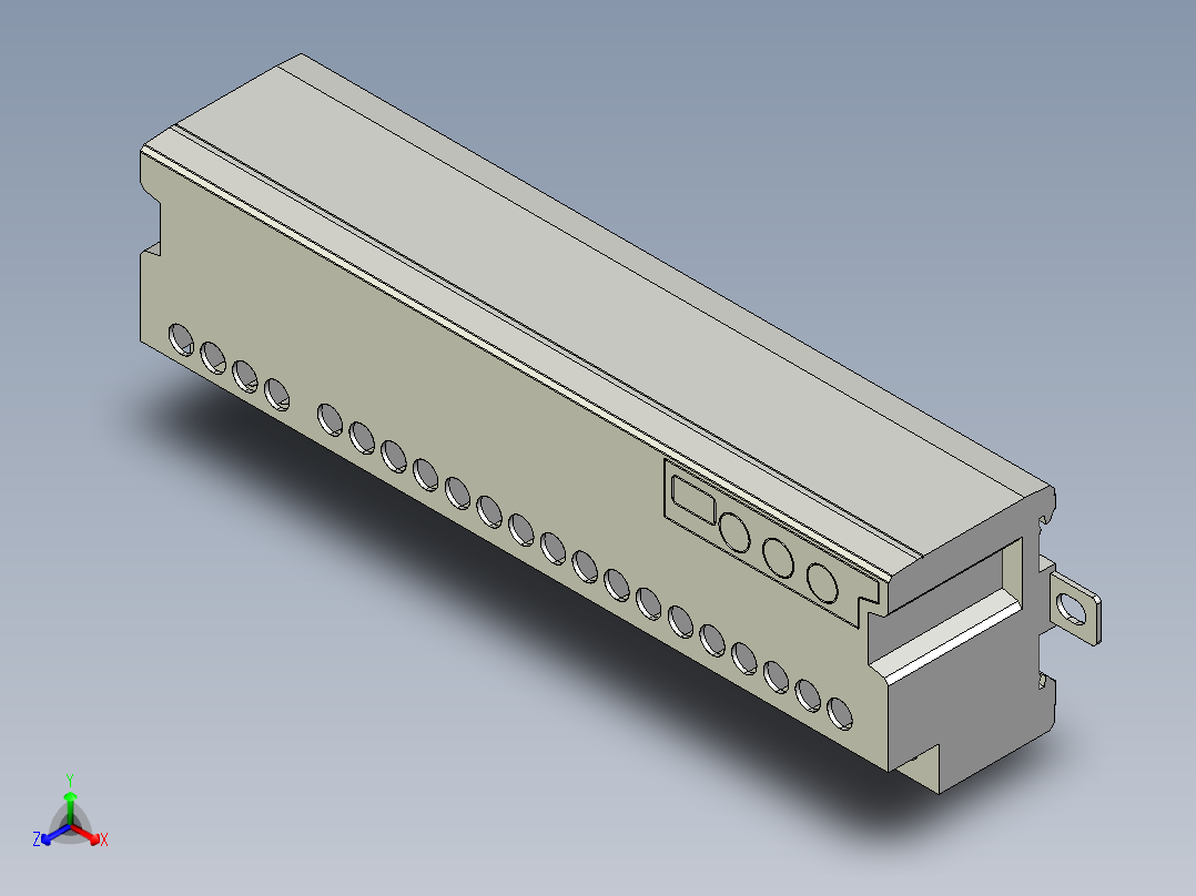 基恩士KV-RC16BX(T)_BT_8BXT_kc图纸模型正等轴测图