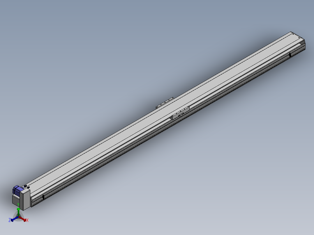 精密模组MT220-L150-3400-RU-M75-C4正等轴测图