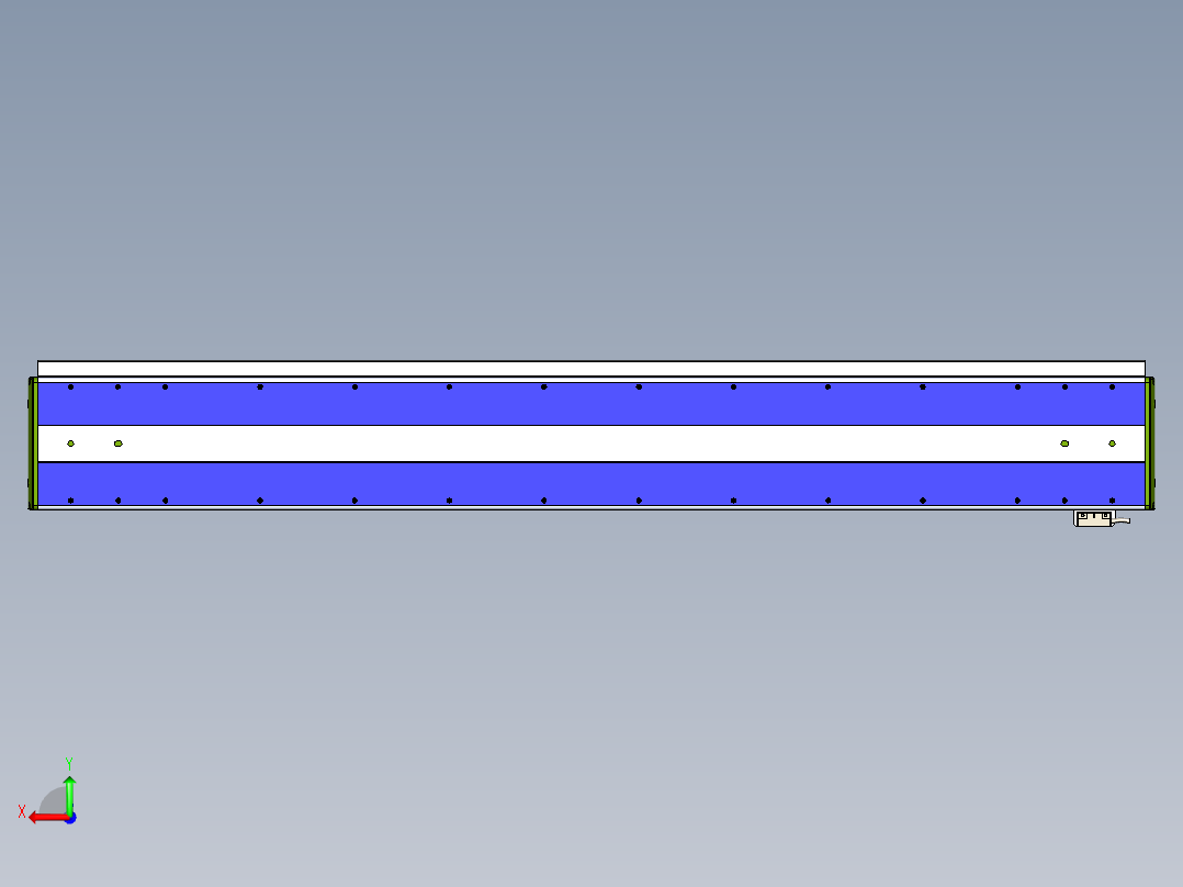 威洛博LC系列3d模型模组LC14S1Y-S1000后视图