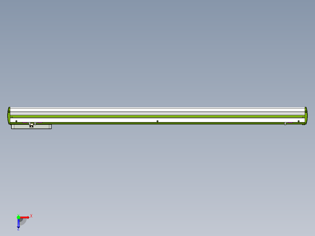 威洛博LC系列3d模型模组LC14S1Y-S1000俯视图