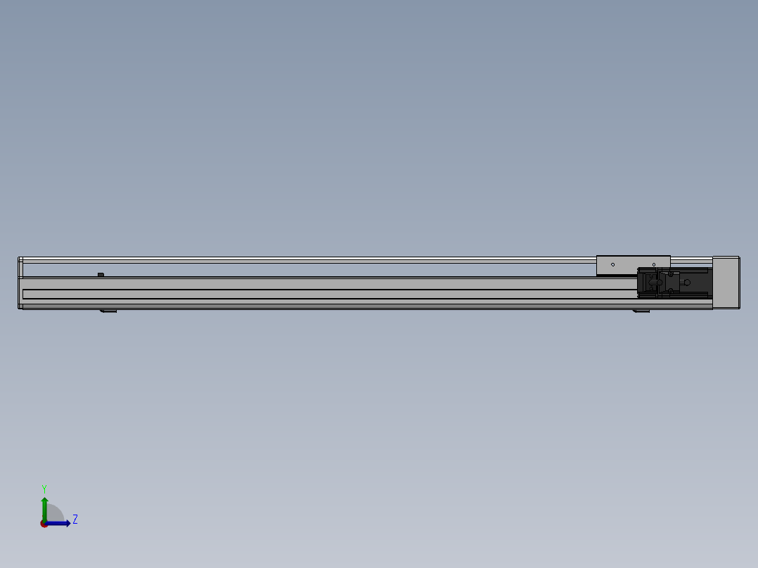 精密模组MY100-T10-650L-BR-P10B-C4-C左视图