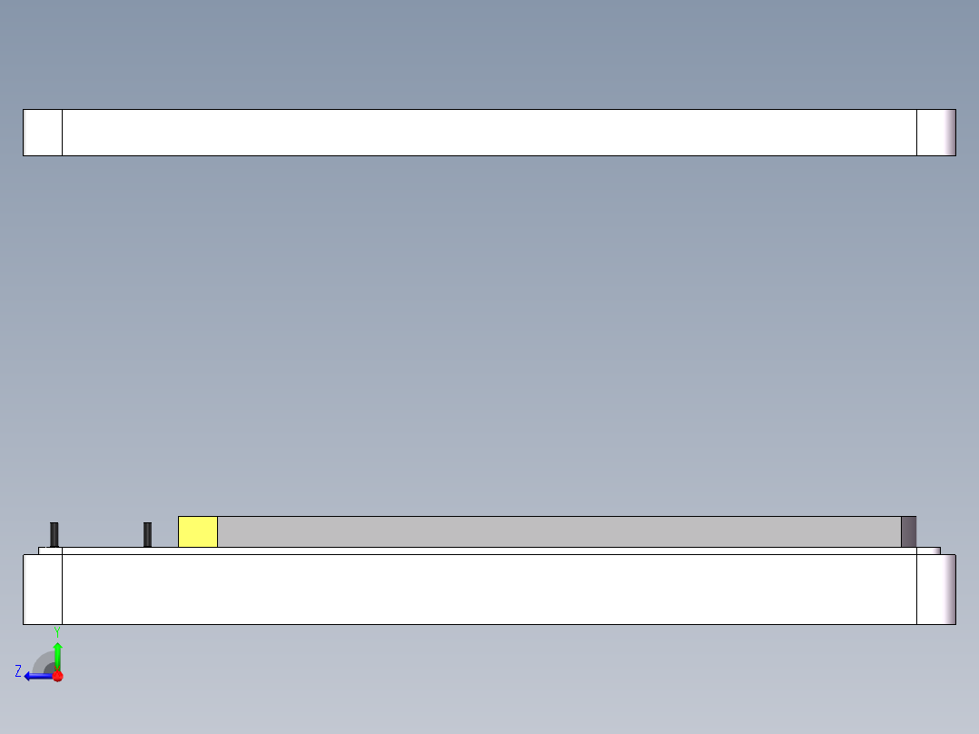 印章模型右视图