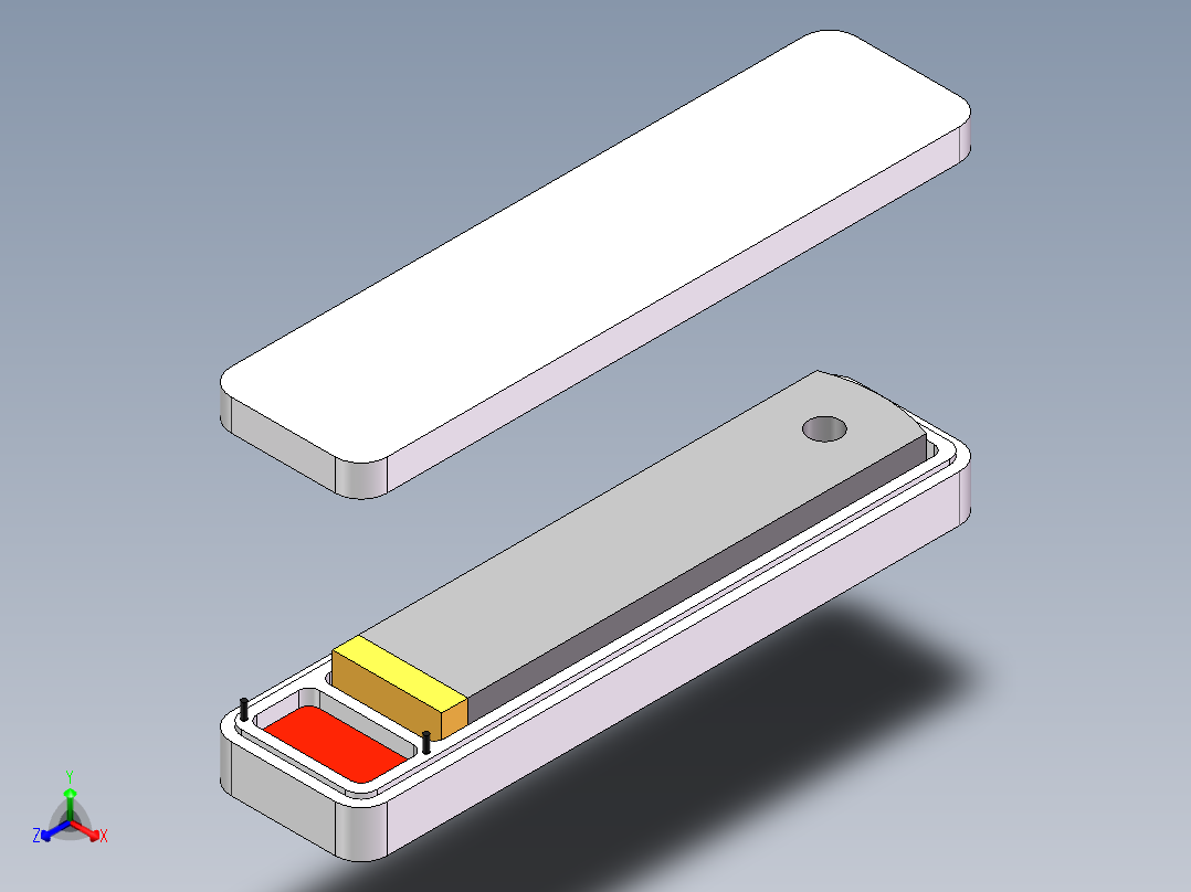印章模型正等轴测图