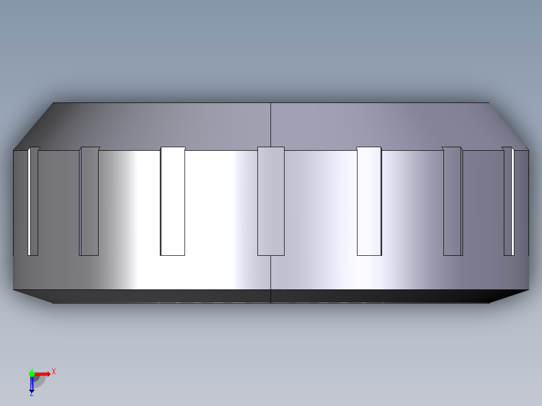9EFV 联管螺母与联盟类型BIV，螺纹BIFV, BFV, BLV, BIRV, BIFOV, BIROV, BIFXV, BIRXV俯视图