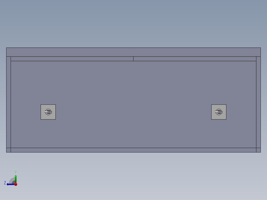 巡线机器人塔架机库结构设计右视图