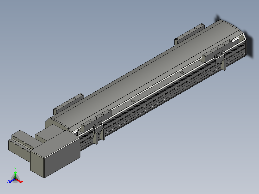 直线模组WG-LHB12-S450-BR设计图纸