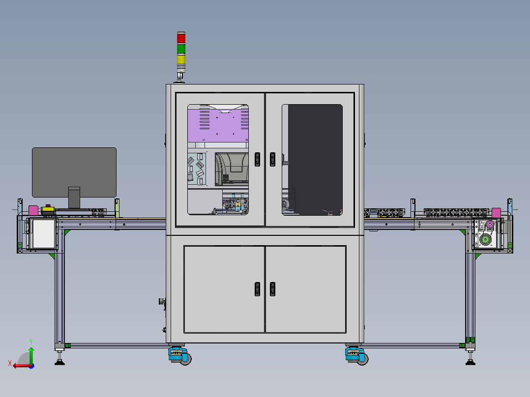 电池焊脚检测设备sw18可编辑后视图