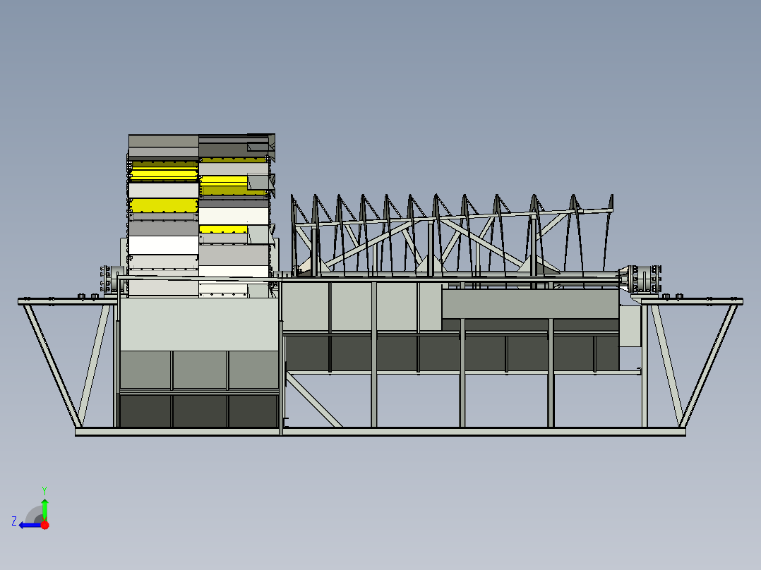 洗砂机stp右视图