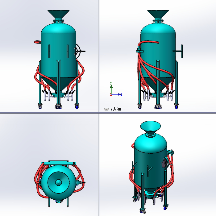 8喷嘴型移动喷砂机sw14可编辑