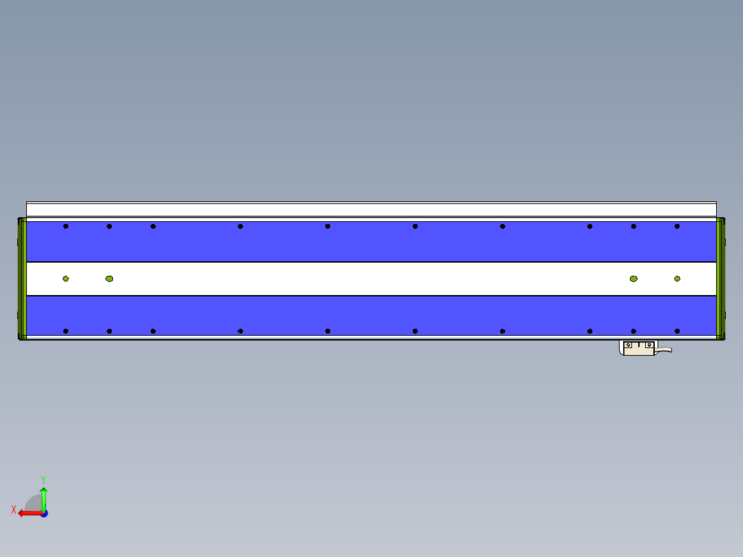 威洛博LC系列3d模型模组LC14S2Y-S550后视图