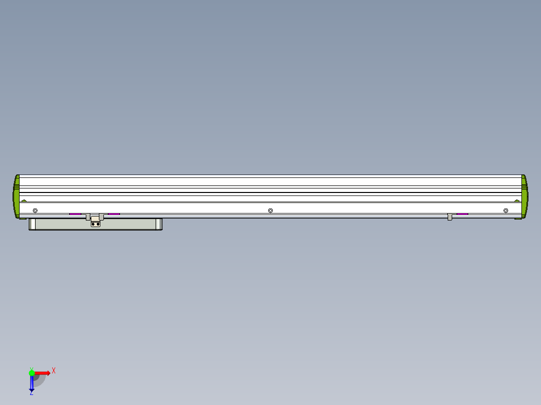 威洛博LC系列3d模型模组LC14S2Y-S550俯视图