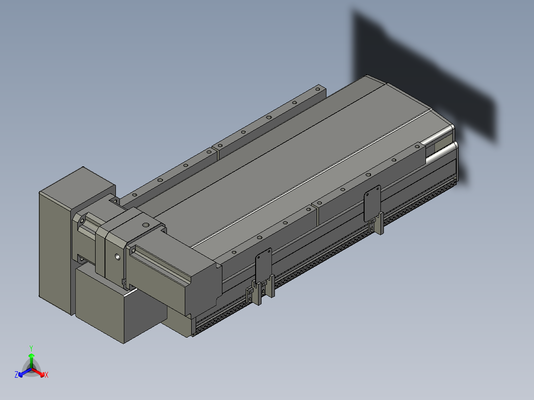 直线模组LHB21-L40-S200-LU设计图纸