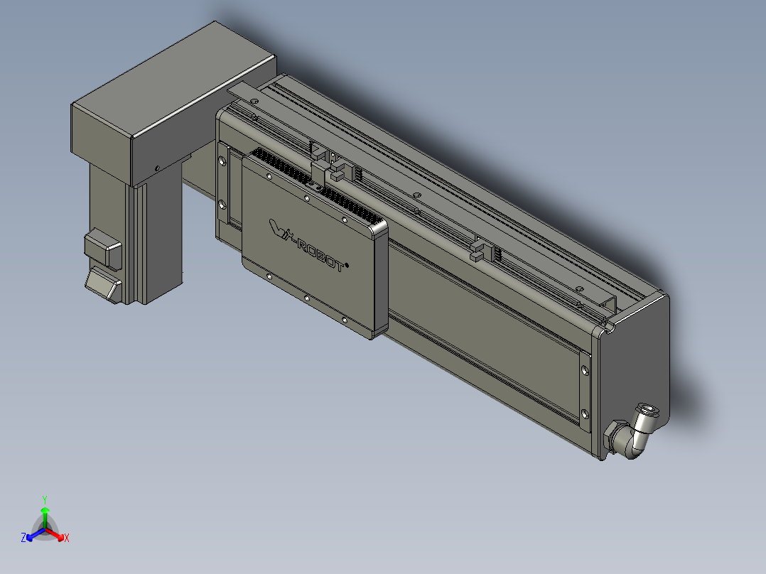 威洛博VBC12-S150-BRU-P40正等轴测图