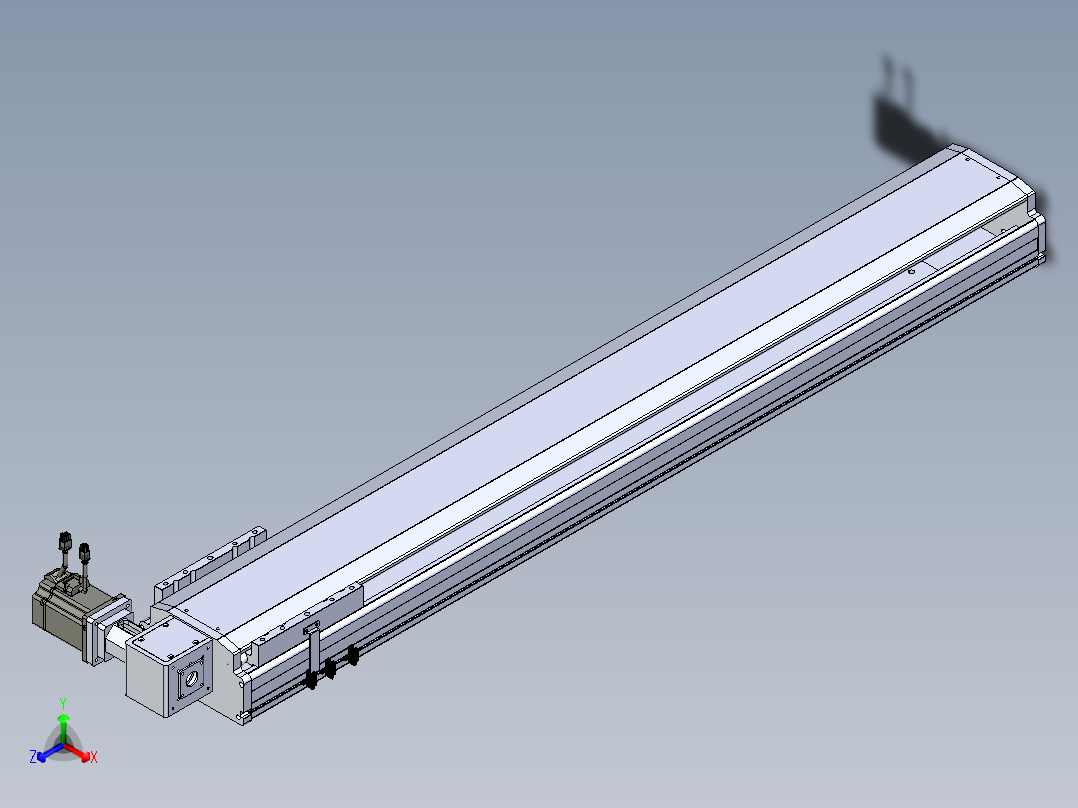 东锦同步带传动-直线滑台模组DH210B-L150-S1250-BL-P750W-C3
