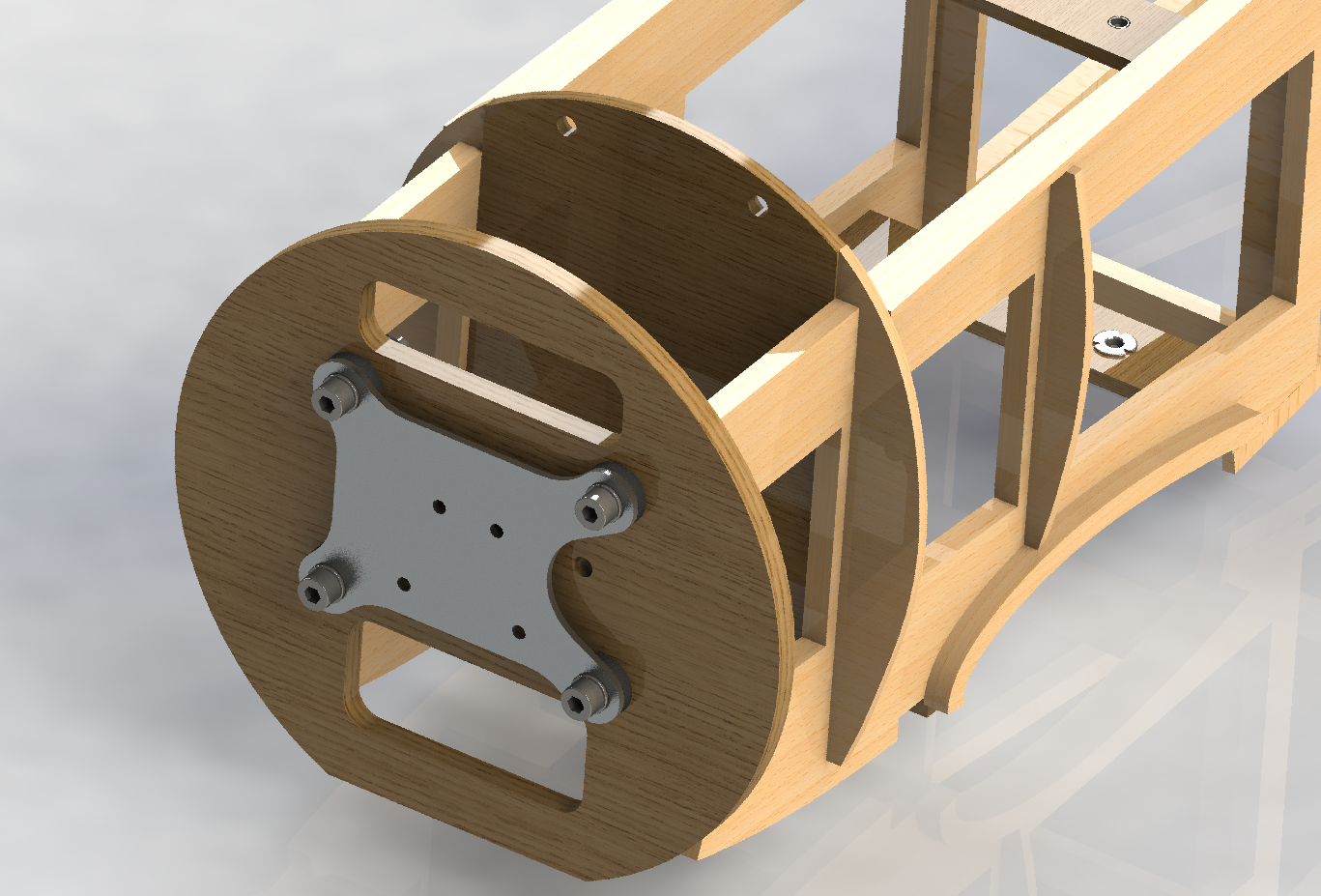 F 福克三翼机 14比例遥控航模飞机 机械设计参考资料 3D建模