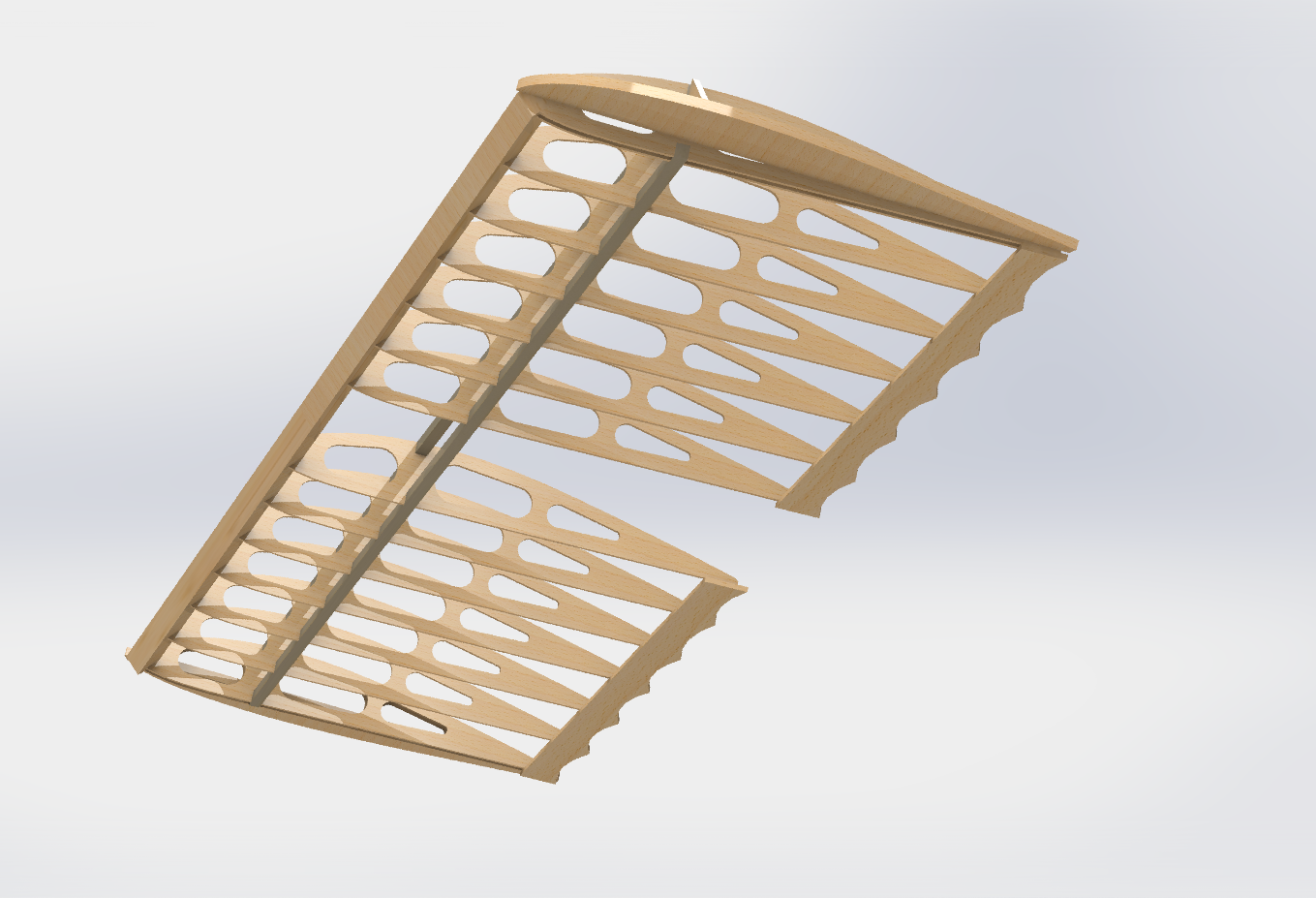 F 福克三翼机 14比例遥控航模飞机 机械设计参考资料 3D建模
