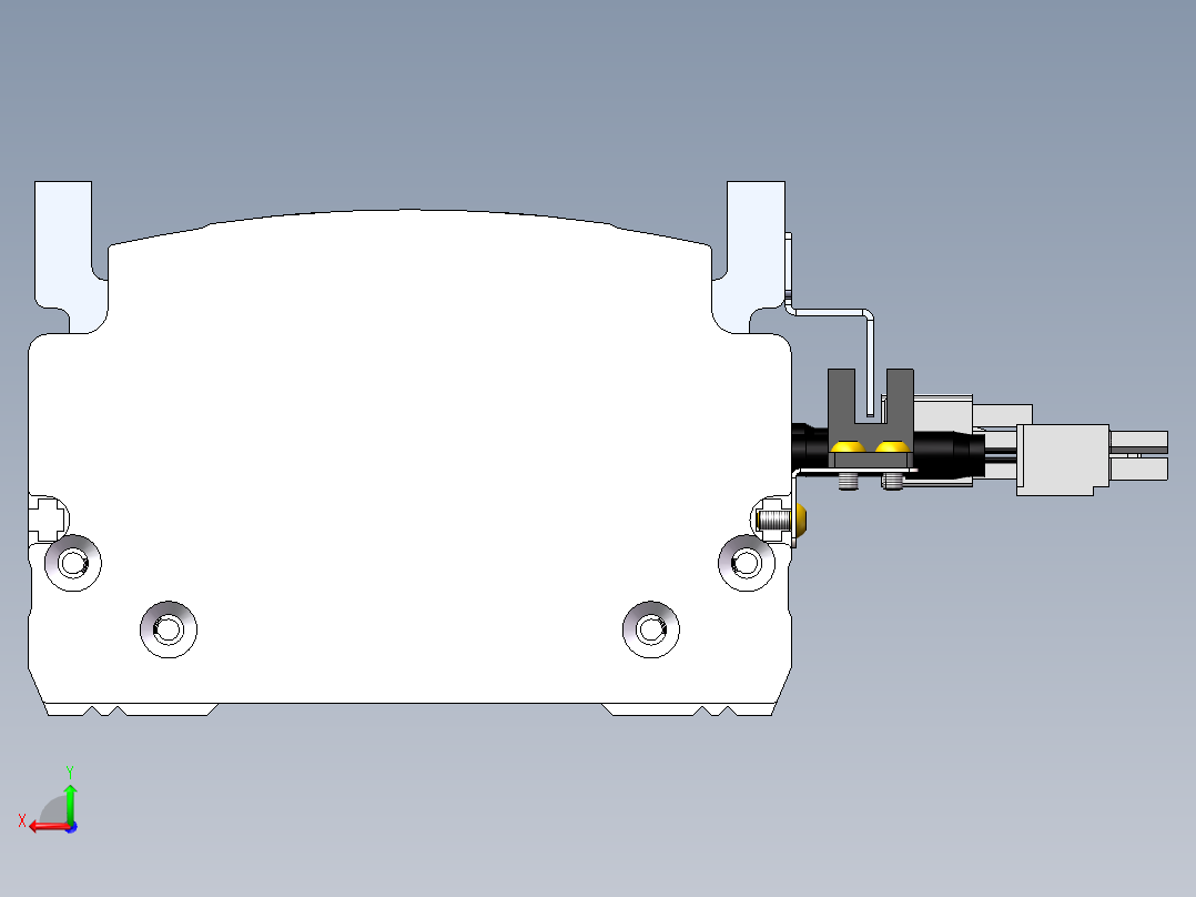 MTH丝杆半封闭模组MT120BS-BC-400W后视图