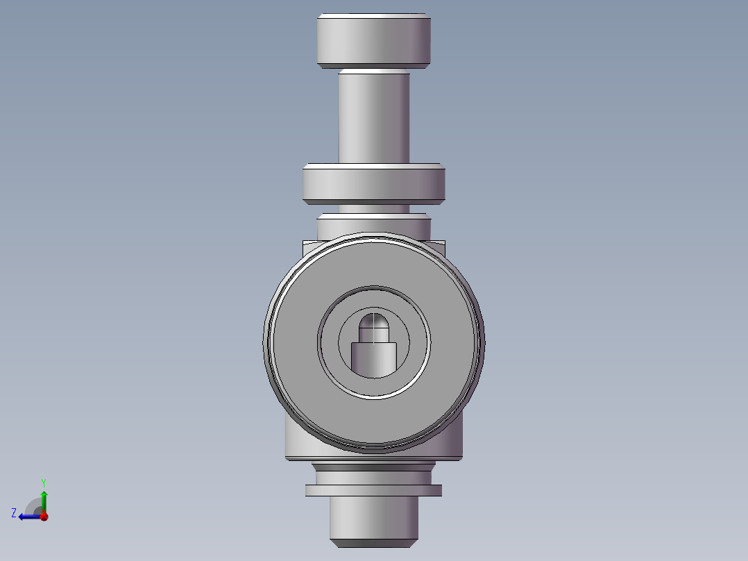 节流阀PSL6M5A（M5-6厘）右视图