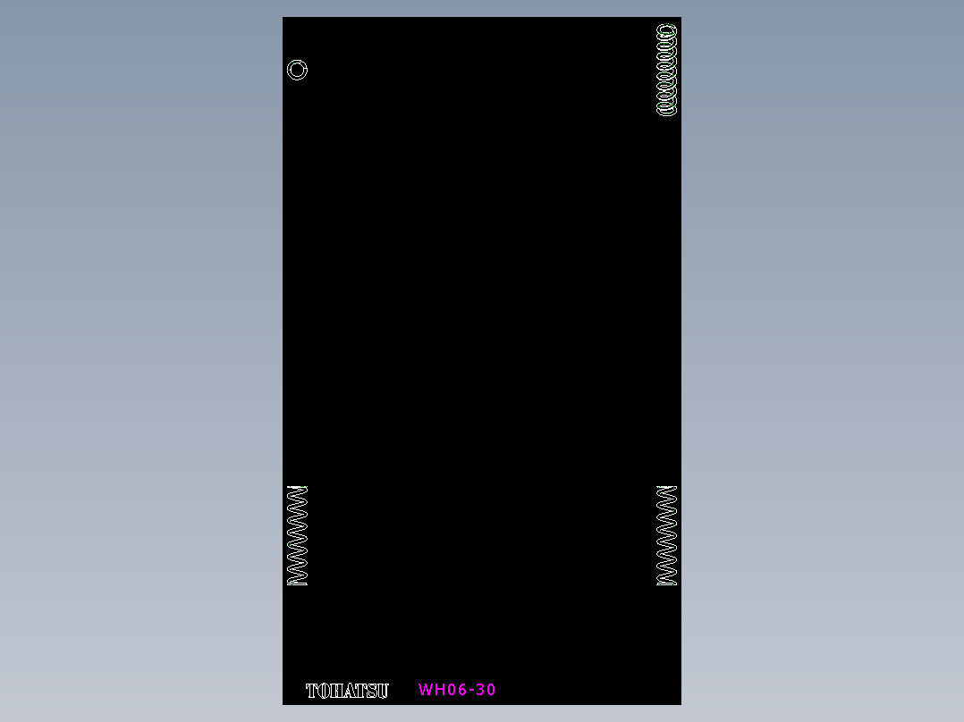 圓線彈簧(30%壓縮量)WH-2D多系列多零件图纸模型