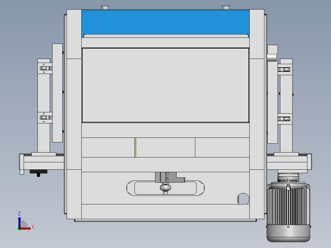 平面丝网印刷机三维SW模型1341898